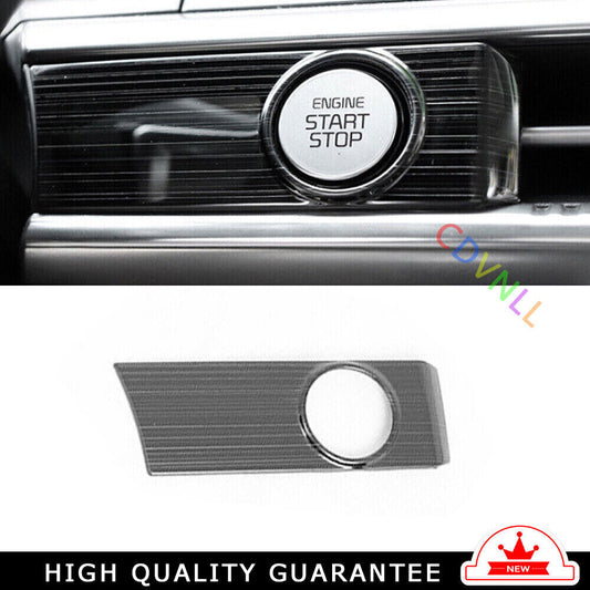 Car Ignition Switch Start Button Frame Trim for Kia K5 2021-2022 Black Titanium
