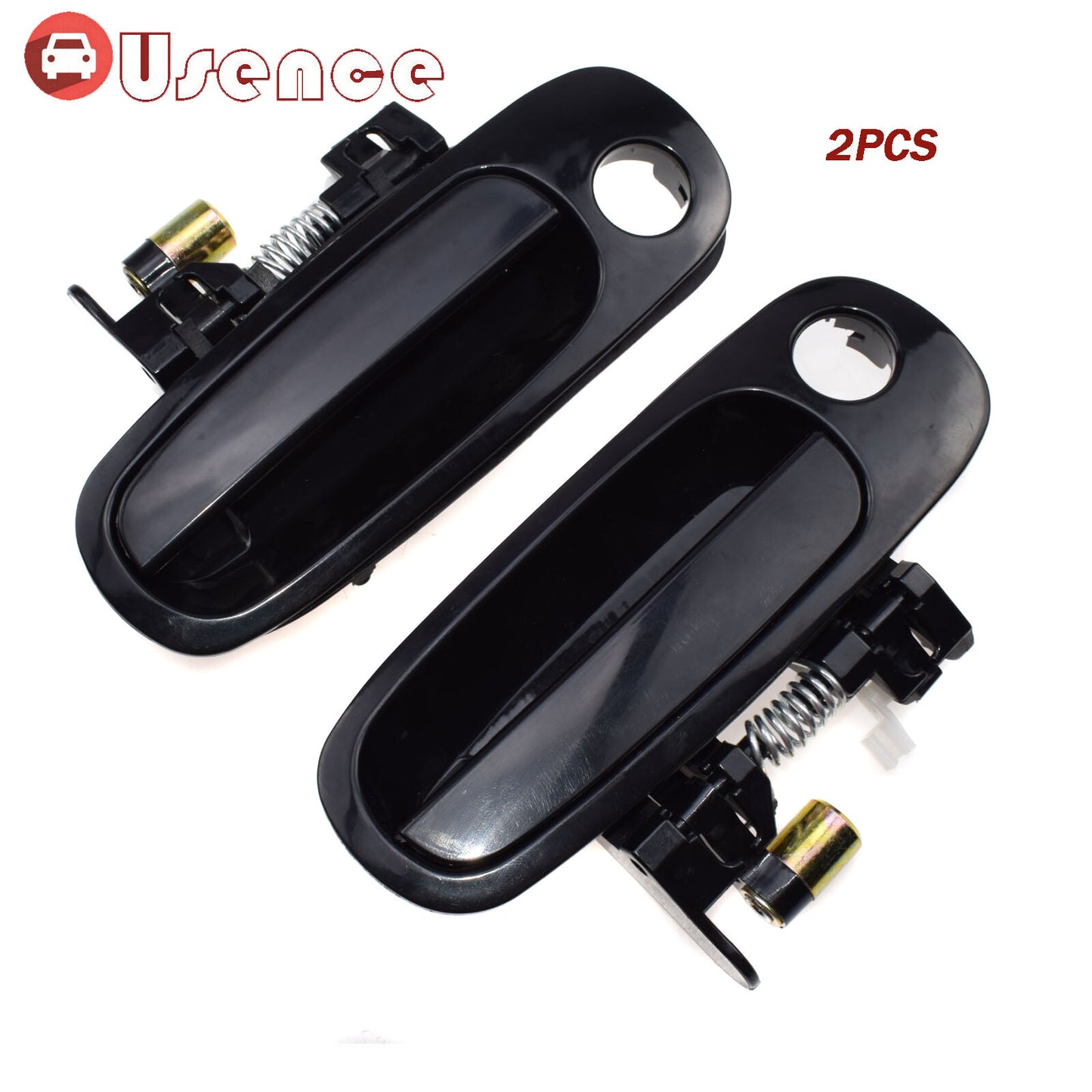 2Pcs Exterior Outside Door Handle Front Left + Right for Toyota for Corolla 1998-02