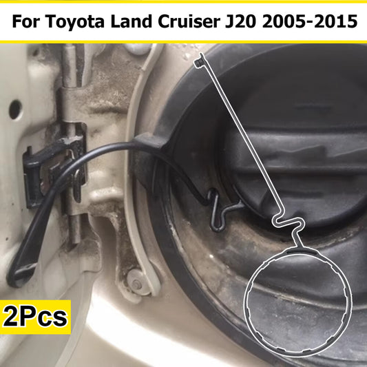 2Pcs for Toyota for Land Cruiser Fuel Tank Cap Cord Anti-Lost Rope Cable Band Strap