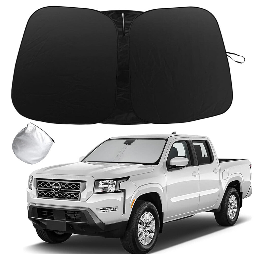 For 2022-2025 for Nissan Frontier Cab Front Windshield Sun Shade Reflective UV Cover