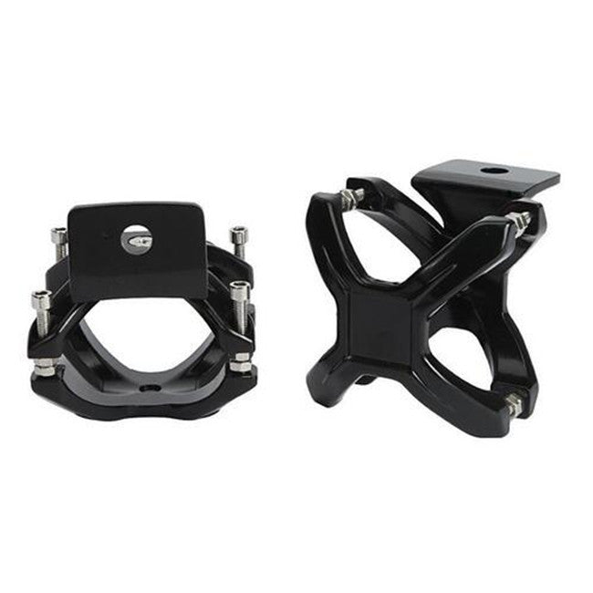 2 x 2-3 Adjustable Car Bumper Bull Bar X-Clamp LED Lights Bracket Mount Holder
