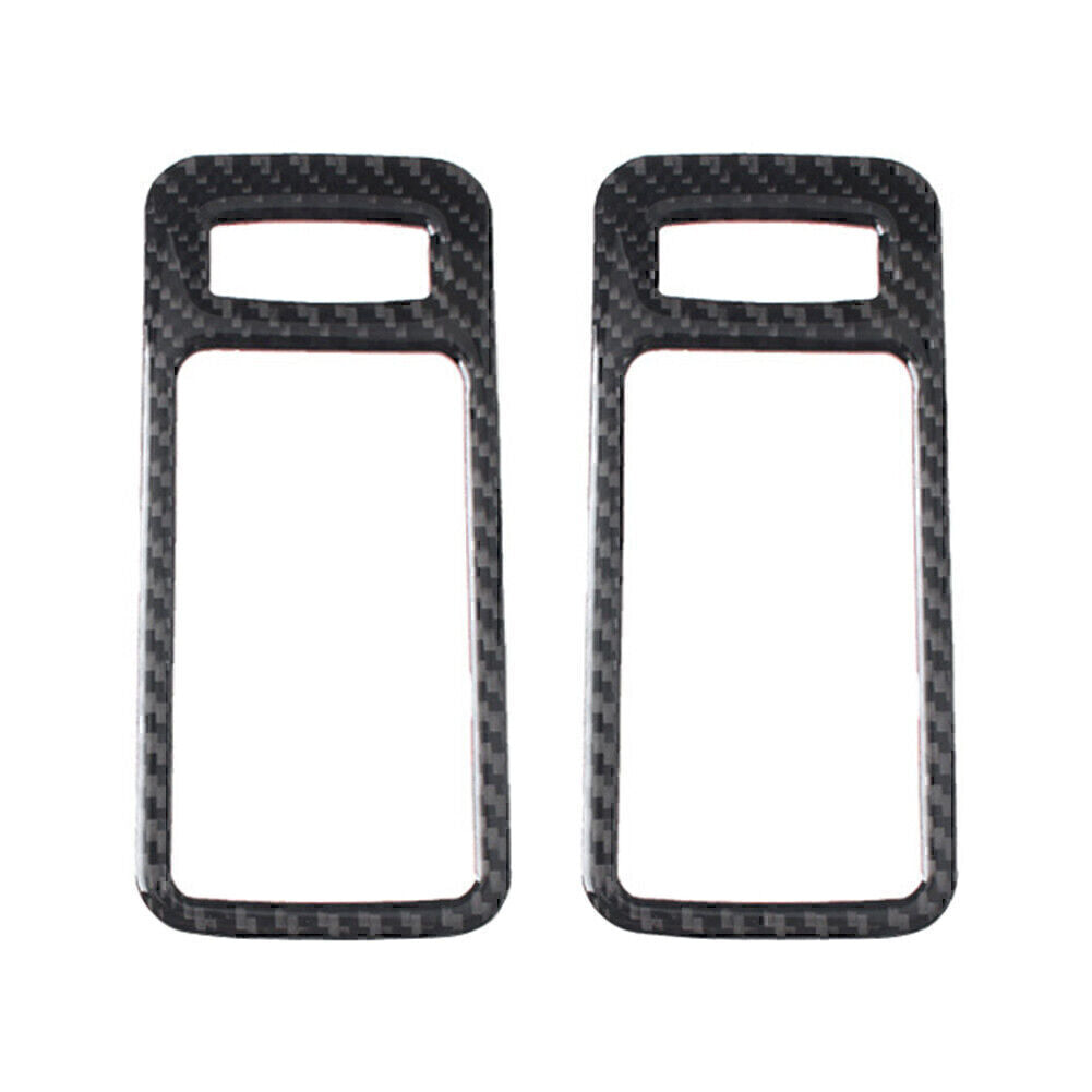Carbon Fiber Interior Door Handle Bowl Trim Cover for Ford for Mustang 2009-13 Pair