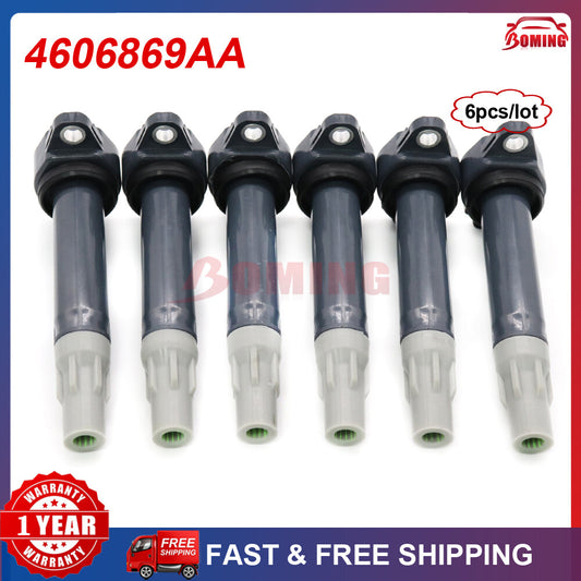 New Ignition Coils 4606869AA For C1522 UF502 for Chrysler for Dodge 4.0L 2.7L 3.5L 06-10