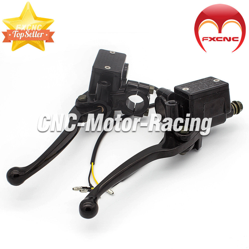 CNC hydraulic brake clutch pump master cylinder kit reservoir rod 50cc-300cc