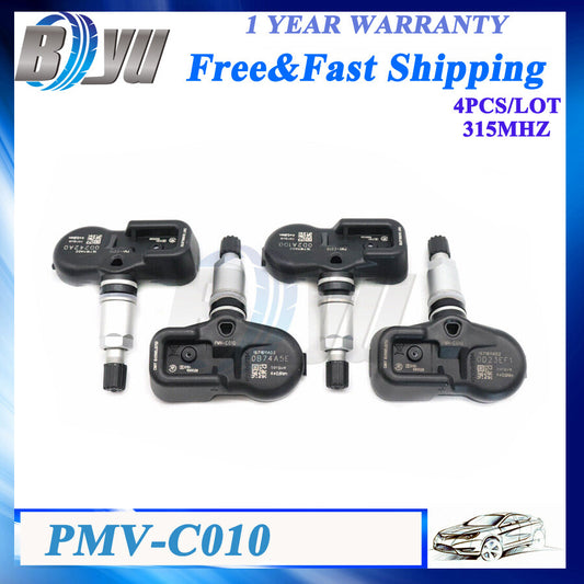 Set of 4PCS TPMS 42607-30060 PMV-C010 New Tire Pressure Sensor for Toyota for Lexus