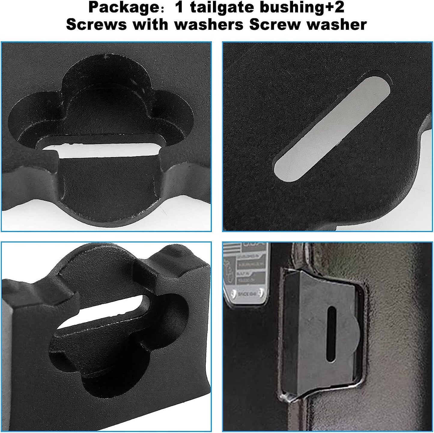 Tailgate latch stop bumper tailgate limiter plug for Wrangler JLU 2007-17