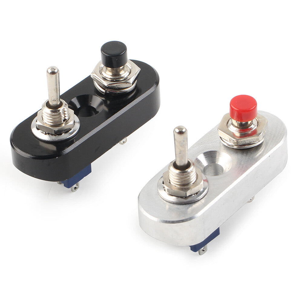 7/8 Handlebar for Mini Dual Toggle Switch Push Button For Horn Headlight ON-OFF