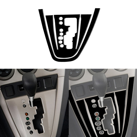 2Pcs Gloss Black Gear Shift Panel Frame Cover Trim for Toyota Matrix 2009-2014