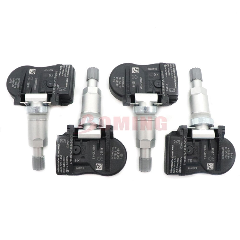 New Set(4) TPMS Tire Pressure Sensor for BMW F20 3ER X5 433MHz 6855539 TPM222 US