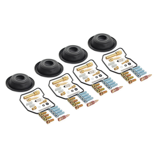 4 Sets Carb Diaphragm for Kawasaki ZG1000 1989-06 ZG 1000 Carburetor Repair Kit