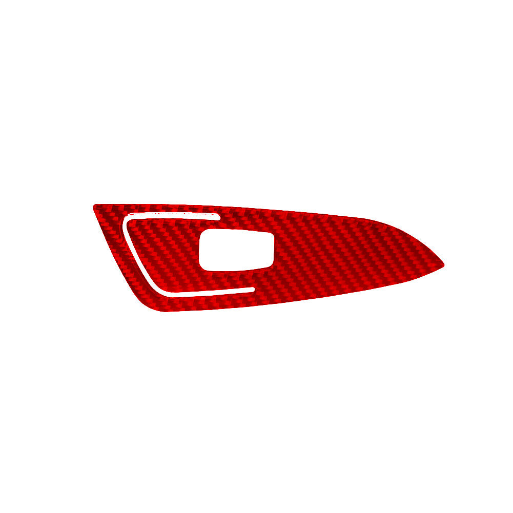 Red Carbon Fiber Passenger Door Control Cover for Hyundai for Veloster JS 2019-2022