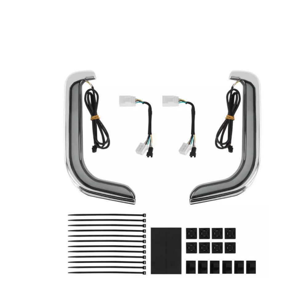 LED Fairing Lower Grill Turn Signal Running Light for Harley Touring Road Glide