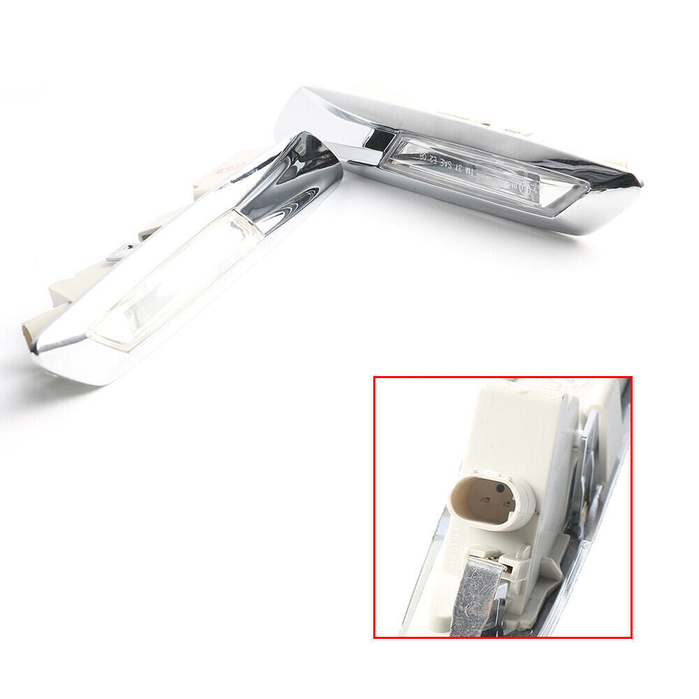 Pair Left Right Repeater Turn Signal Indicator Lamp Fit for BMW 528i 525i 550i