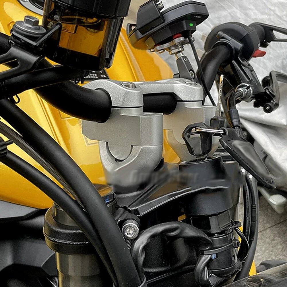 Handlebar Risers Mounting CNC Kit For STREET TRIPLE Street Triple 765RS 765 R RS