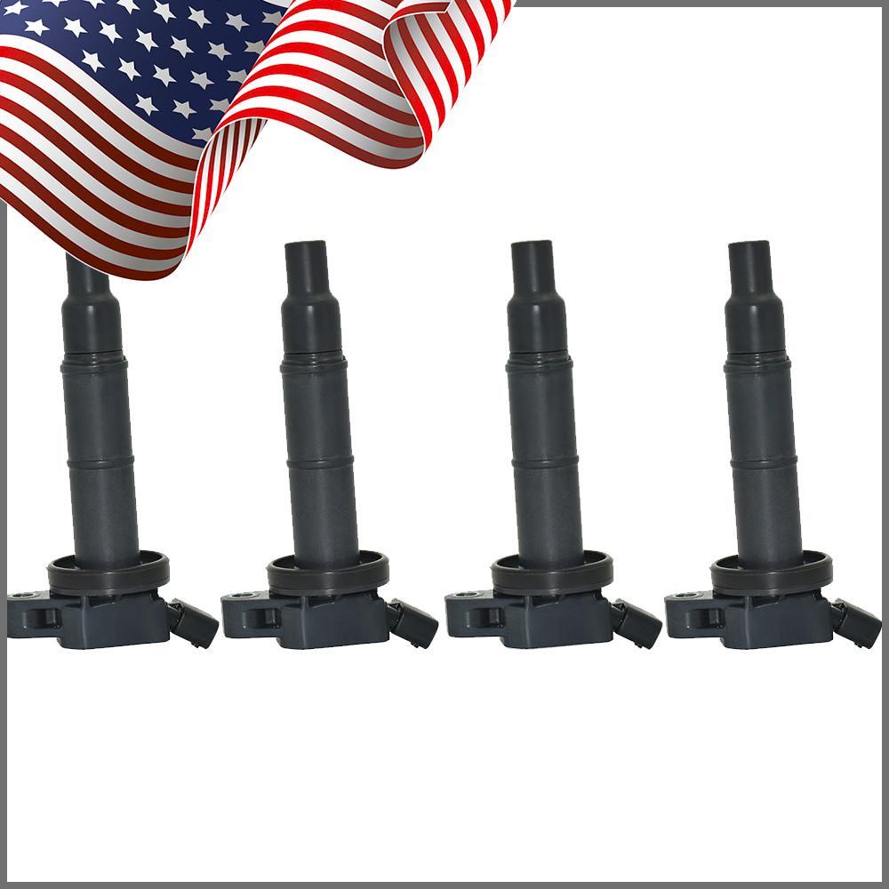 4PCS Ignition Coils for Toyota Matrix for Camry RAV4 for Pontiac Vibe for Scion 90919-02266
