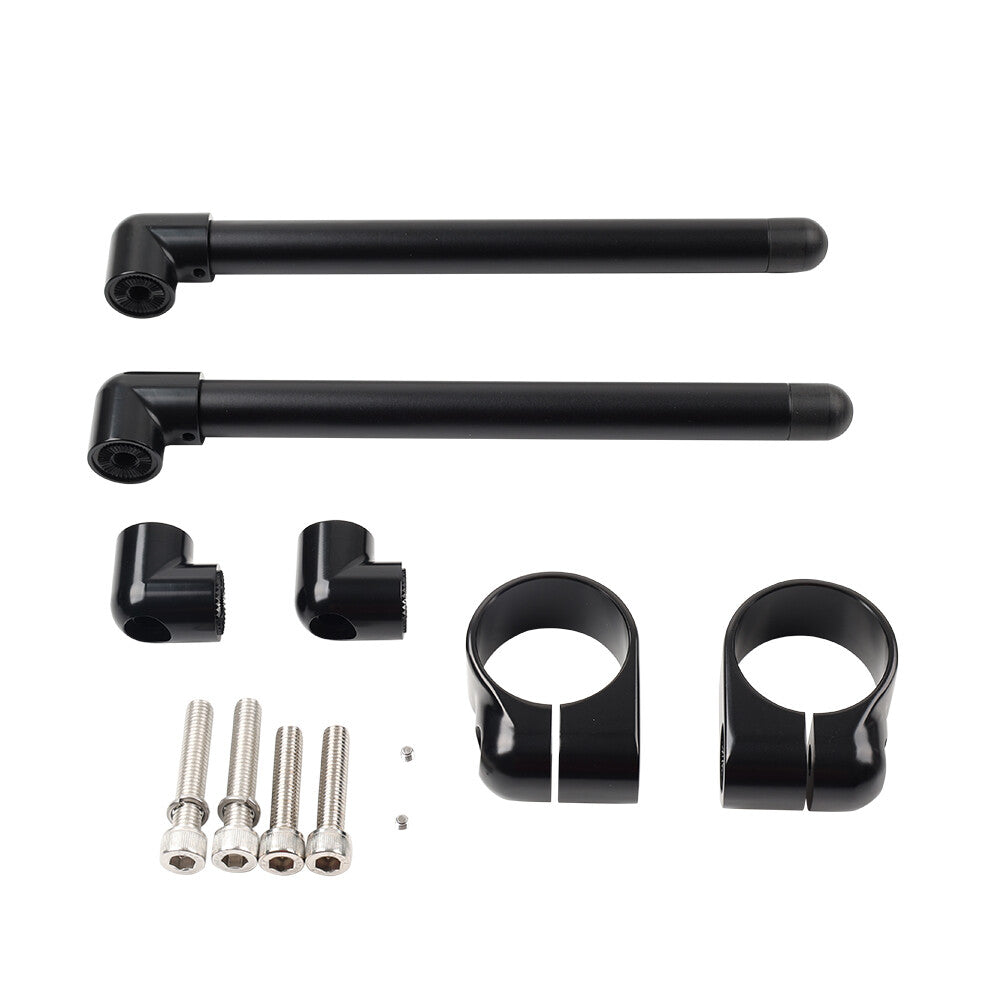 Cafe Racer Bars 7/8 Motorcycle Universal Clip-On Handlebar Fork Tube 58MM