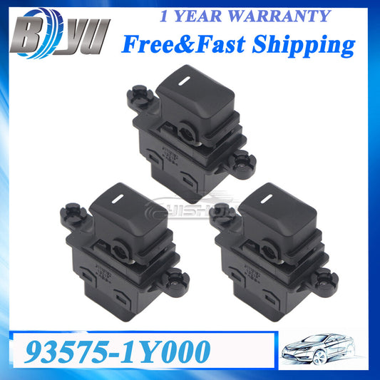 3PCS 935751Y000 Front Power Window Assist Switch Assy for Kia Picanto 2011-2016
