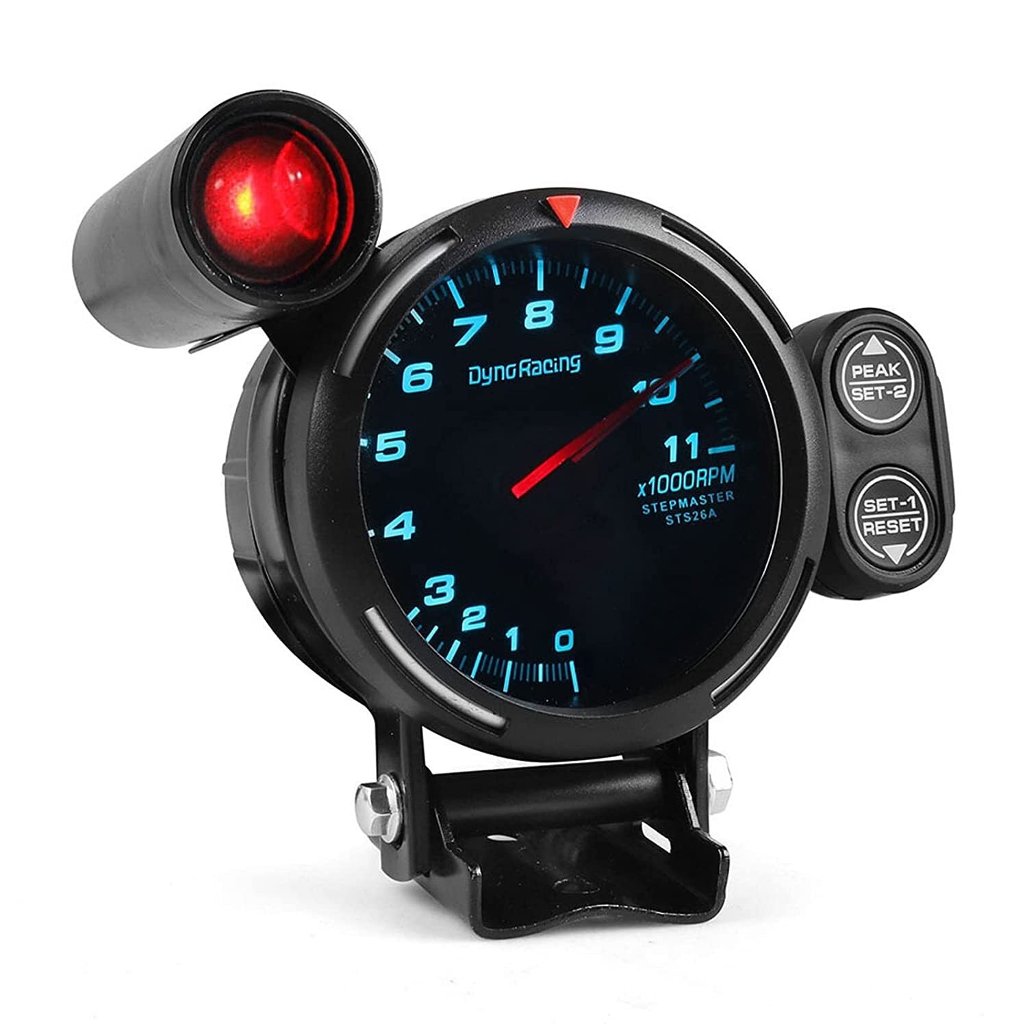 7-color LED automotive tachometer RPM instrument with stepper motor and shift indicator 0-11000 RPM