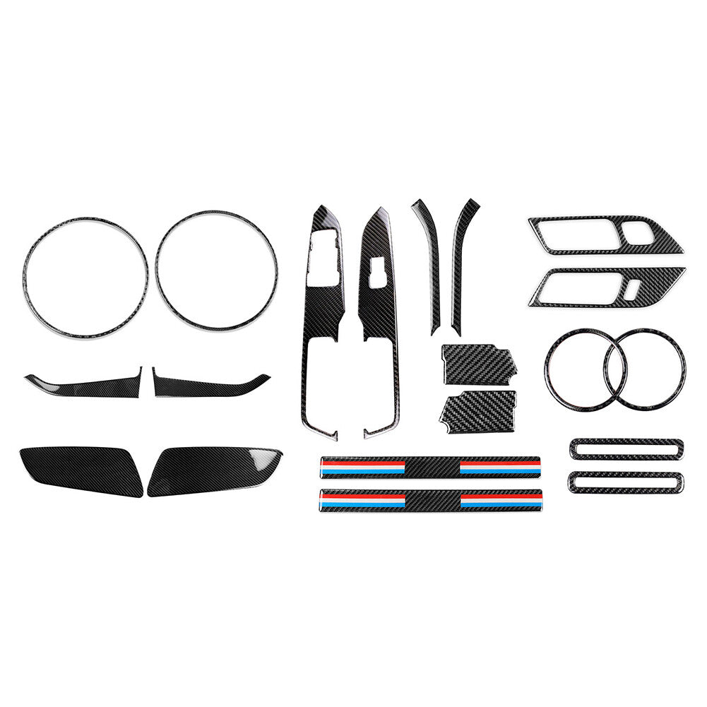 20Pcs Interior Door Panel Window Lift Switch Cover Trim for Ford for Mustang 15+
