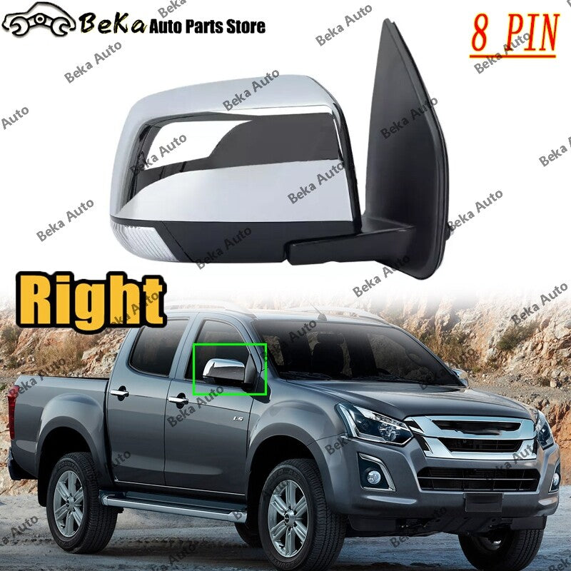 1Pcs for ISUZU D-MAX DMAX 2012-2018 Right Door Wing Mirror Electrical Folding