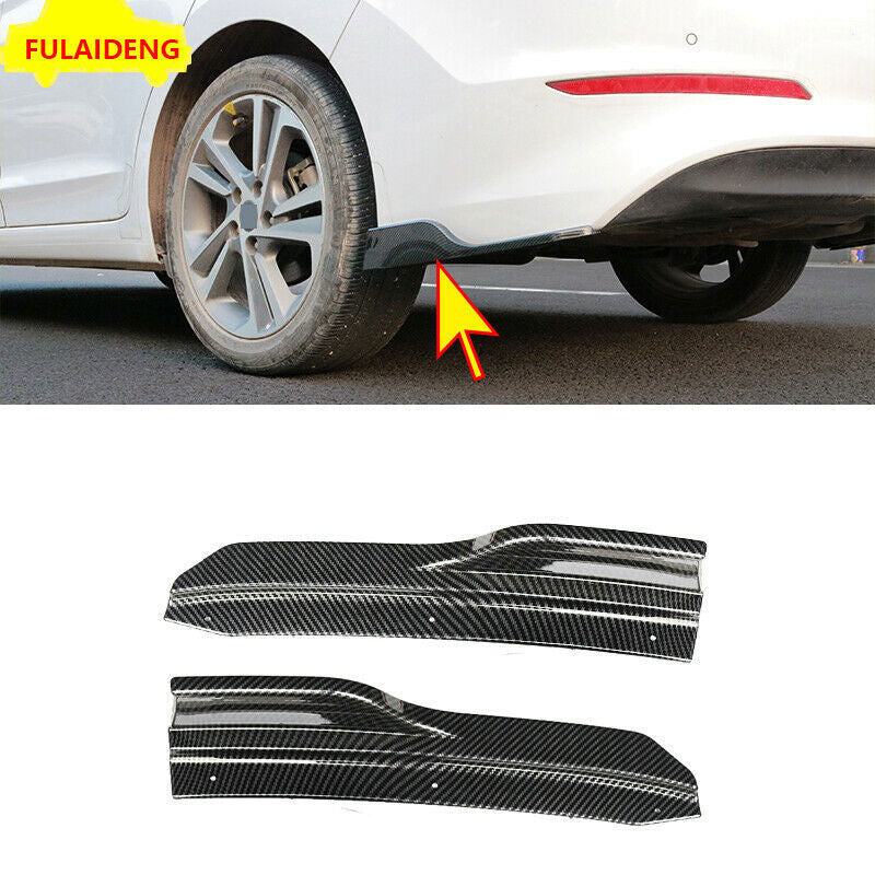 for Hyundai for Elantra 2016-2018 Car Rear Bumper Lip Splitter Diffuser Chin Spoiler