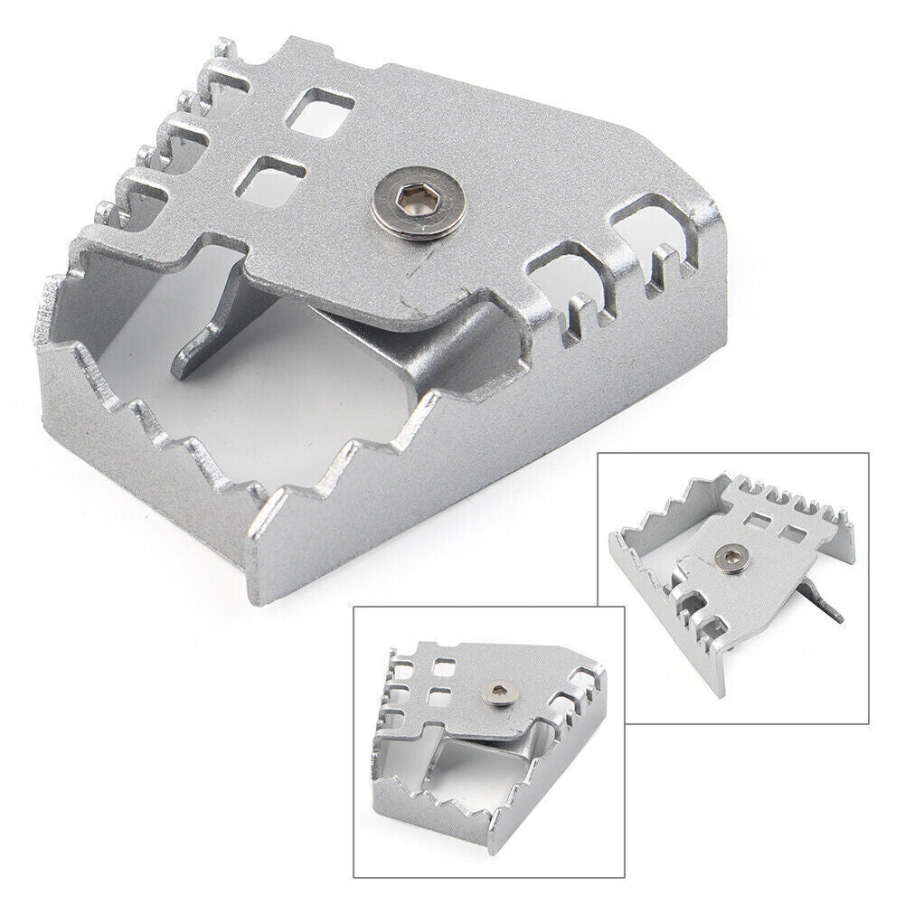 Chrome Rear Foot Brake Peg Pad Extender Fit for BMW F650GS F700GS F800GS R1200GS LC
