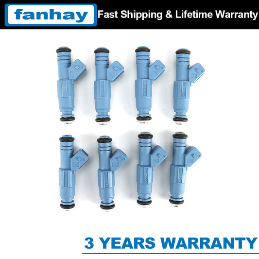 Set of 8 Fuel Injectors for Ford F250 F350 Excursion for Mustang Crown 0280155715