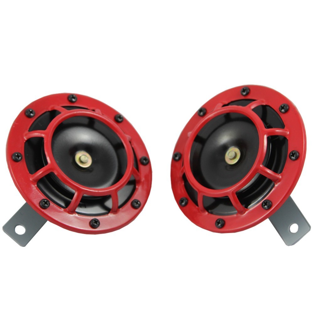 Super Tone Horn, Ultra-Loud Compact Electric Puffing Sound Car Air Horn 12V