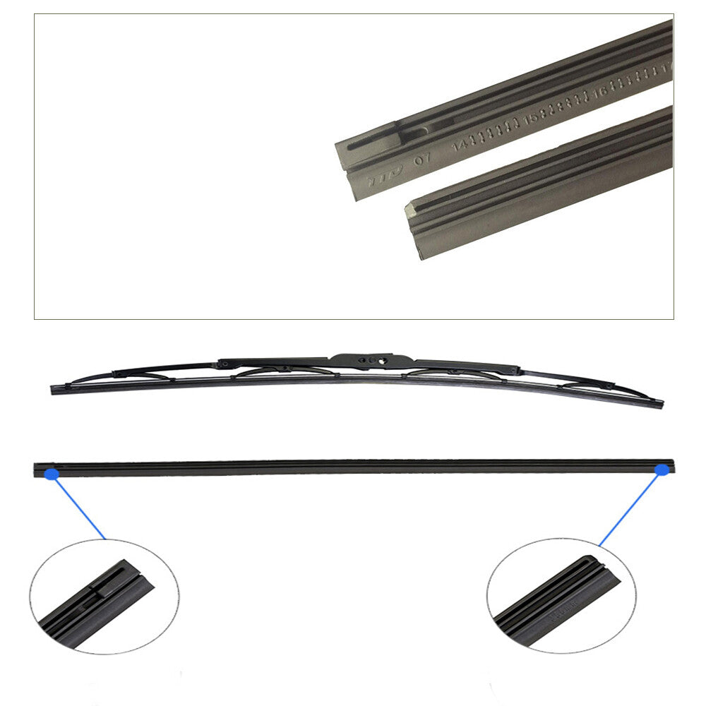 4-Pack 22-inch Car Frame Windshield Scraper Replacement Strips
