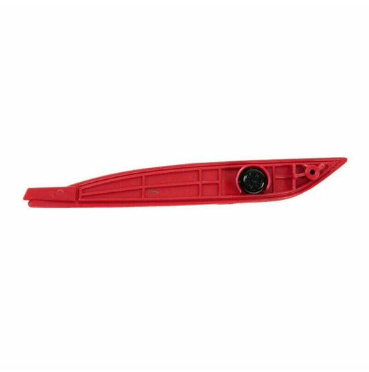 A pair of 2011-2013 for Hyundai Sonatas with red reflective mirrors on the rear bumper.