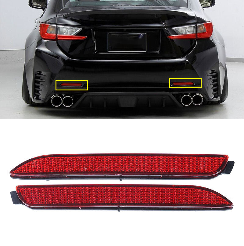 Paired rear brake reflector turn signals suitable for Lexus NX/RC/RC F 2015-2019