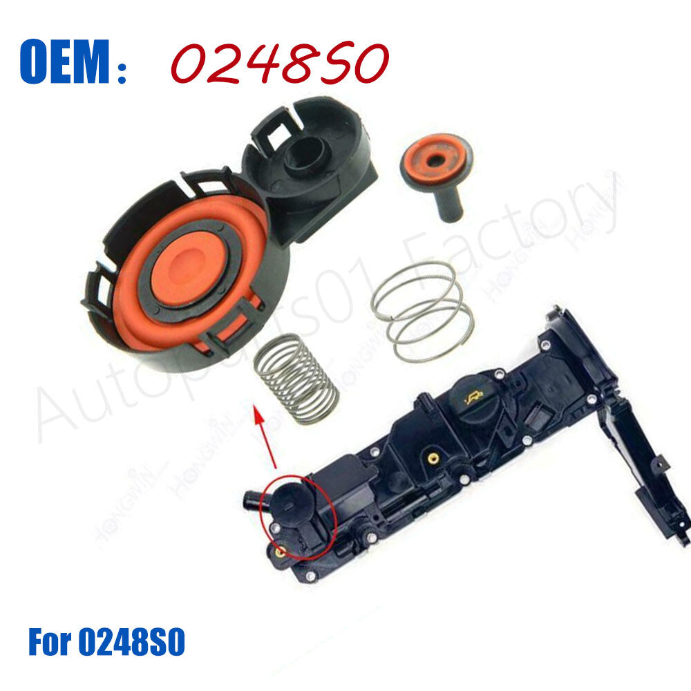 0248S0 PCV Valve Cover Membrane Kit for Peugeot for Citroen PSA for Volvo for Ford 1.6hdi 8v
