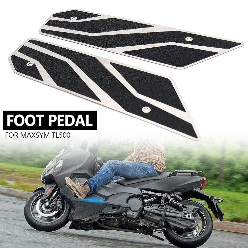 Footrest For SYM MAXSYM TL500 Motorcycle Stainless Steel Rear Pedals Foot Pedals