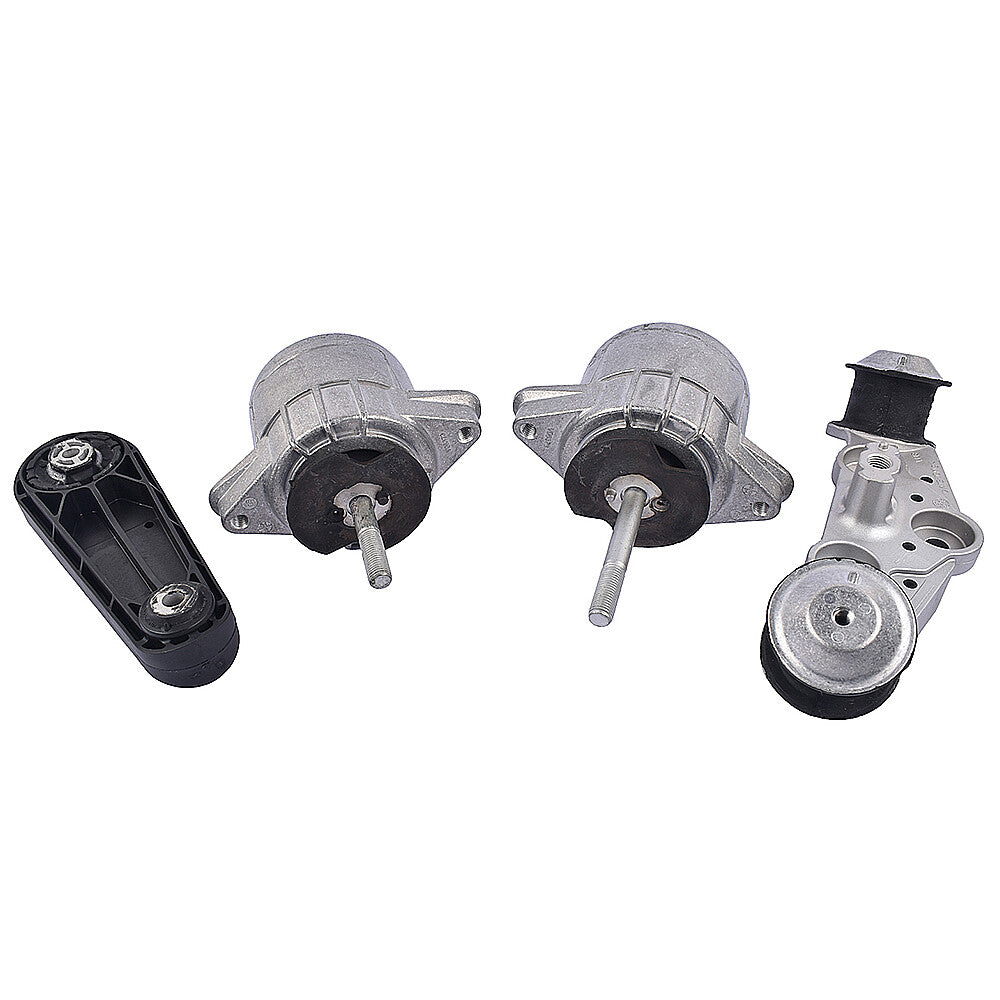 Set of 4PCS Engine Mount Kit for Porsche for Panamera 4.8L V8 2010-2016
