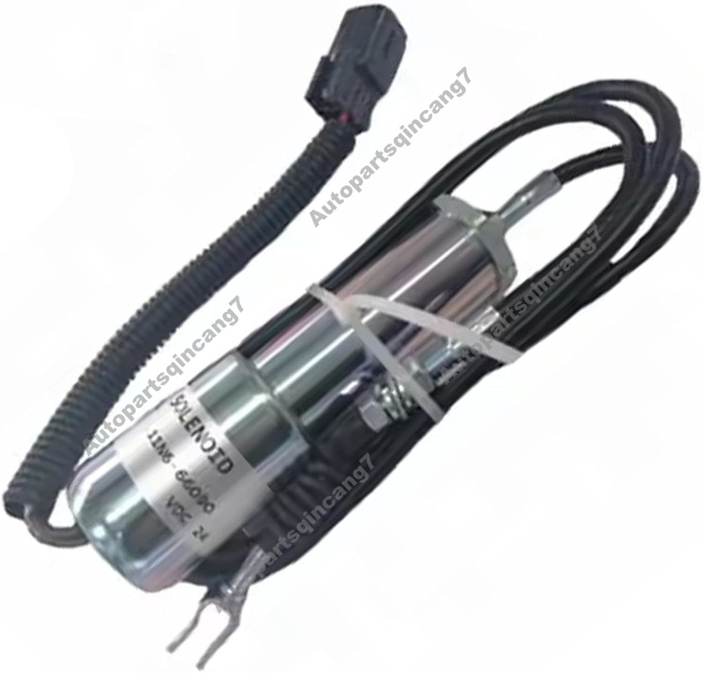 24V Fuel Shutoff Stop Solenoid 11N6-66090 for Hyundai Excavator R220LC-7H