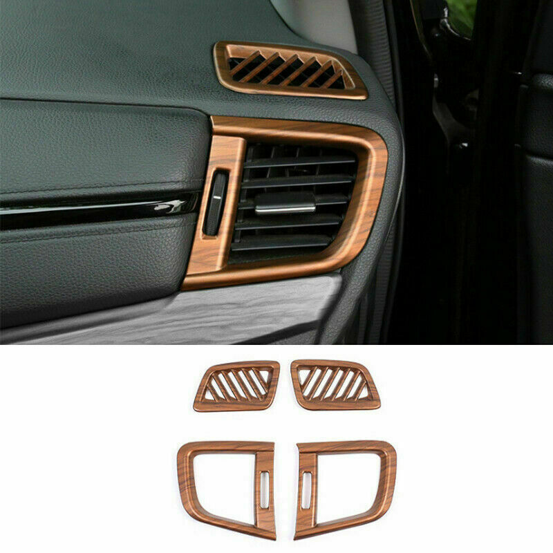 for Honda CR-V CRV 2017-2022 Wood Grain Instrument Air Outlet Vent Frame Cover