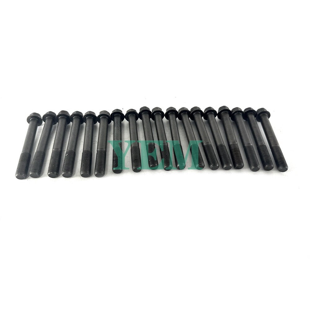 1 Set Engine Head Bolt 18pcs For Yanmar 4D84-1 Engine 4D84-1 Cylinder Head Bolt