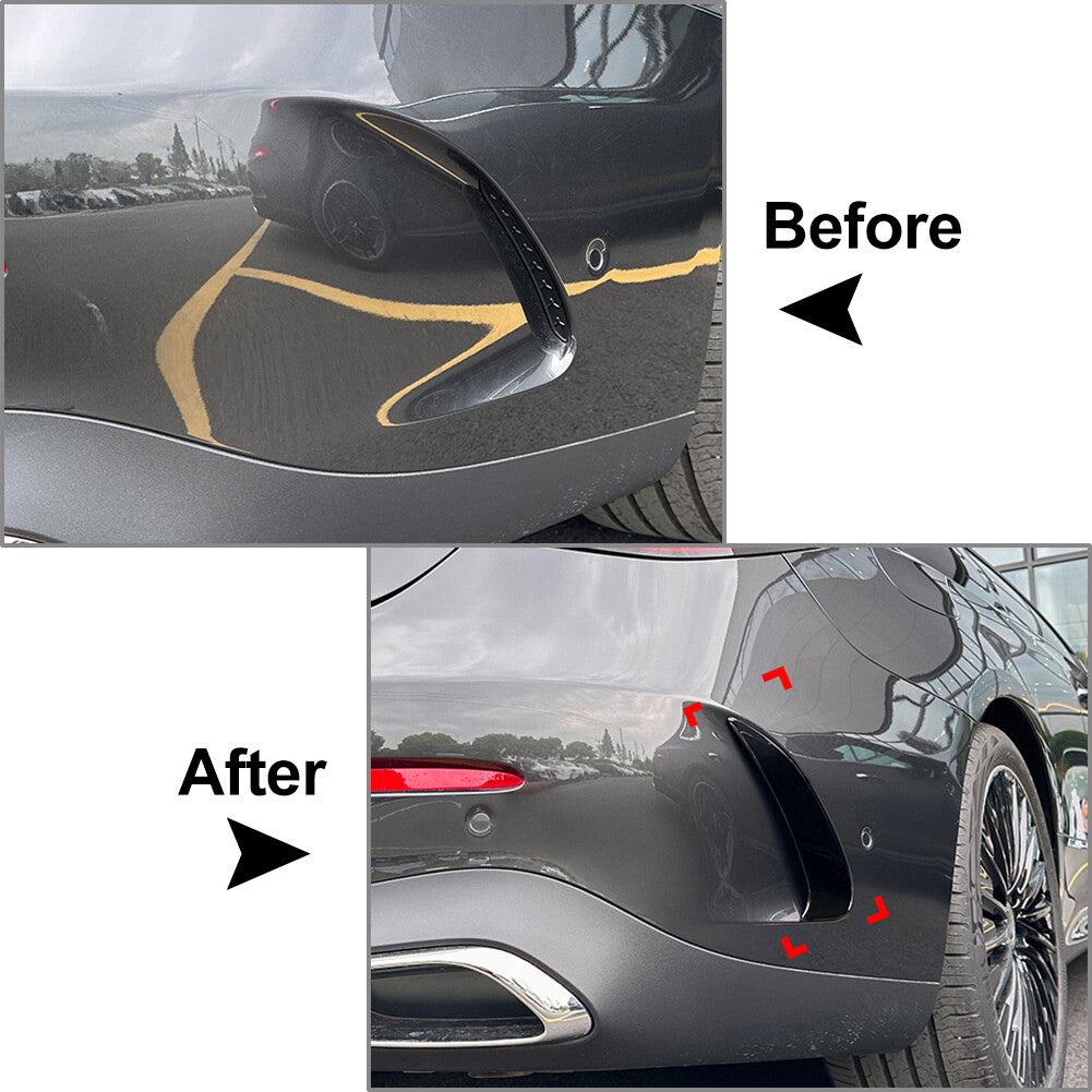 Rear Bumper Side Spoiler for Mercedes-Benz CLE Coupe C236 2024+
