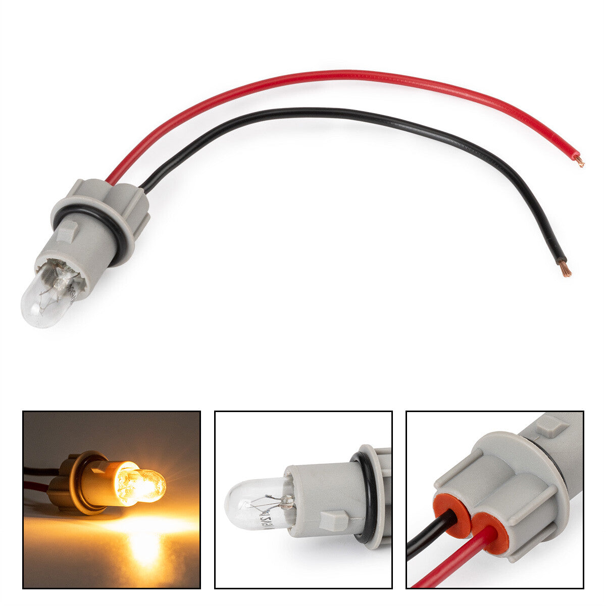2x A0005400966 Side-marked bulb socket wiring harness for Mercedes-Benz