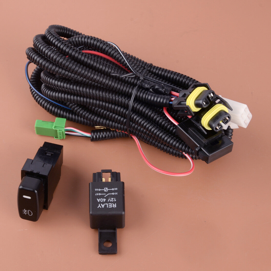 Hot H10 Fog Light Wire Harness Fit for Mitsubishi Outlander Lancer Pajero