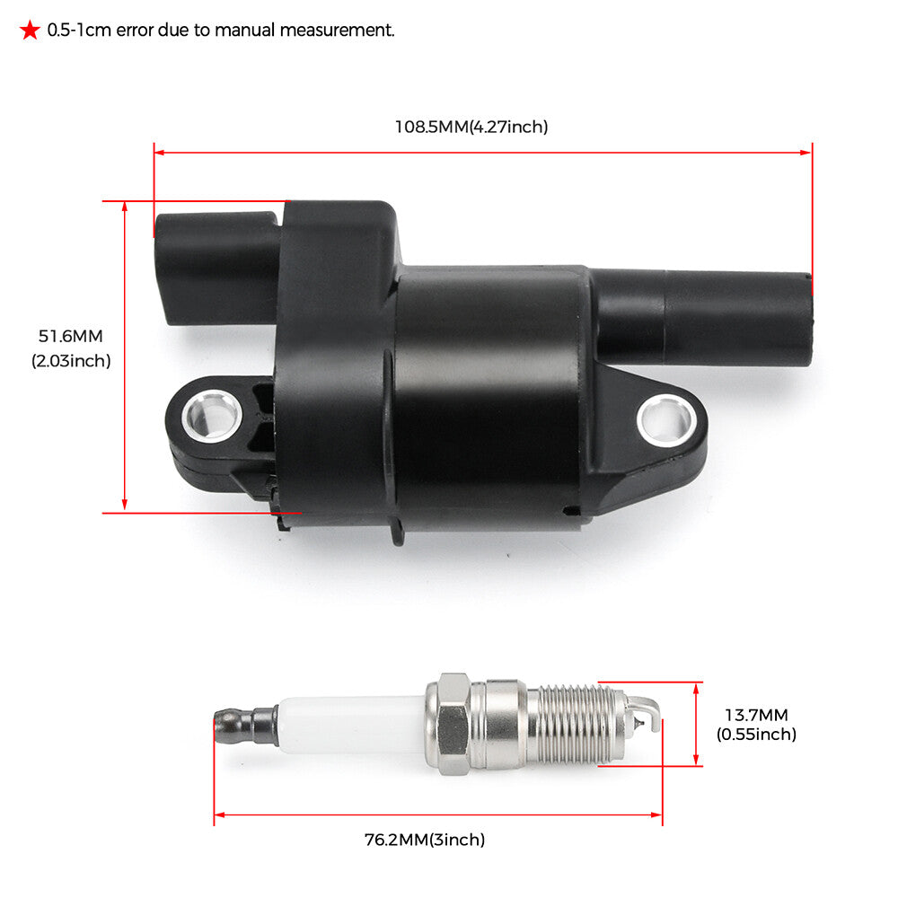 8x UF414 Ignition Coil+Iridium Spark Plug+Wireset for Chevy Silverado for GMC for Sierra