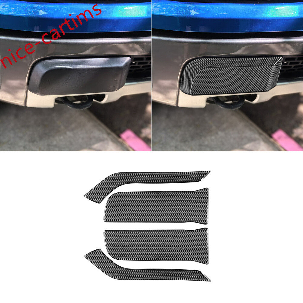 Carbon Fiber Front Bumper Side Lip Panel Cover for Ford F150 2009-14 Accessories