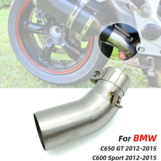 Motorcycle Exhaust System Muffler Link Pipe for BMW C600 C650GT Sport 2012-2015
