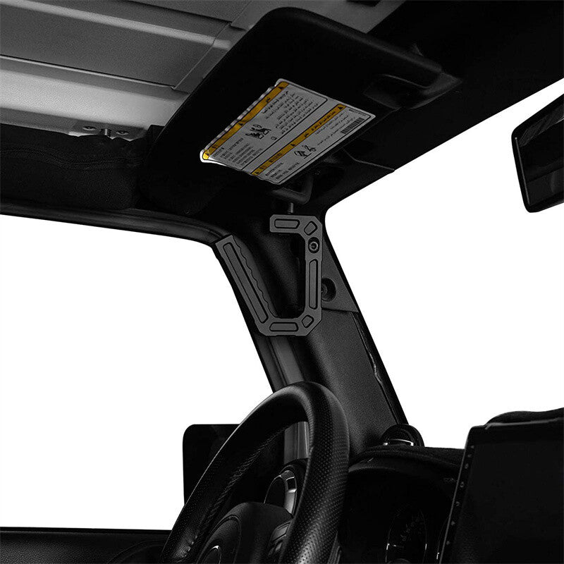 Aluminum Front Grab Handles for 2007-2018 for Jeep for Wrangler JK Grab Bar Black