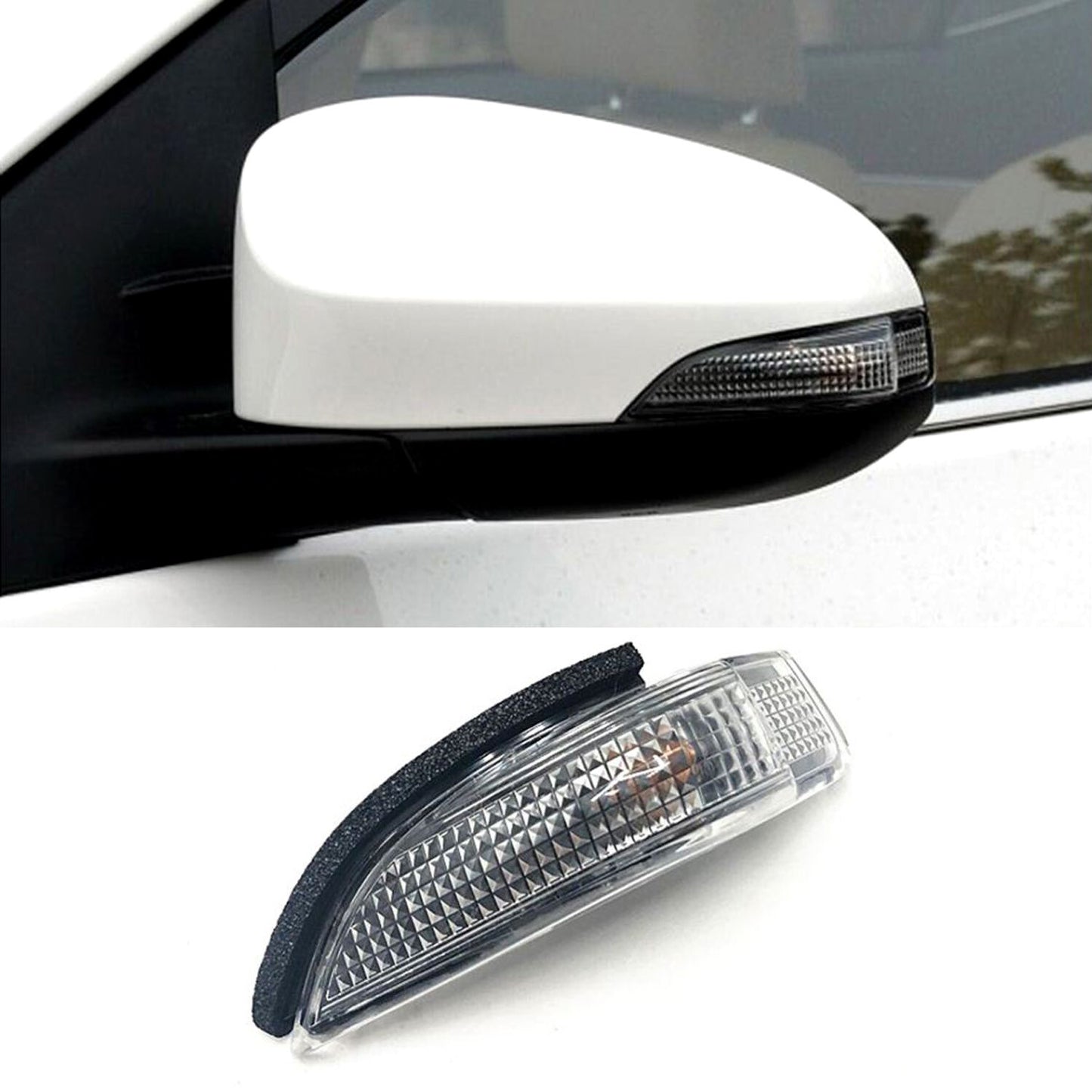 Driver and aisle side mirror lights and turn signals applicable to for Toyota for Corolla 2014-2017