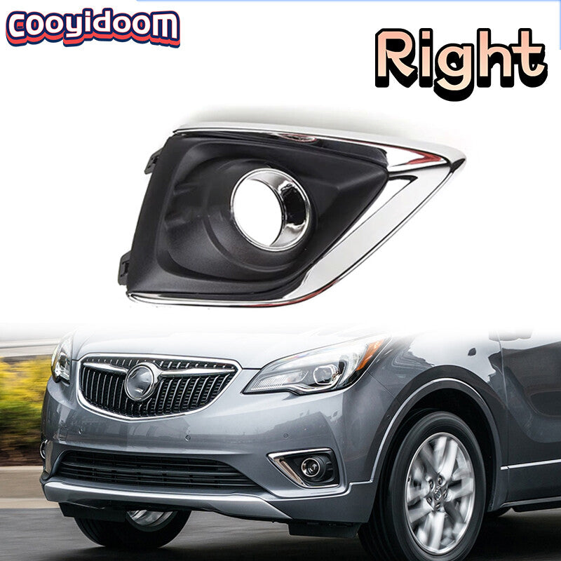 Right front fog light, front bumper fog light frame cover, for Buick Envision 2019 2020