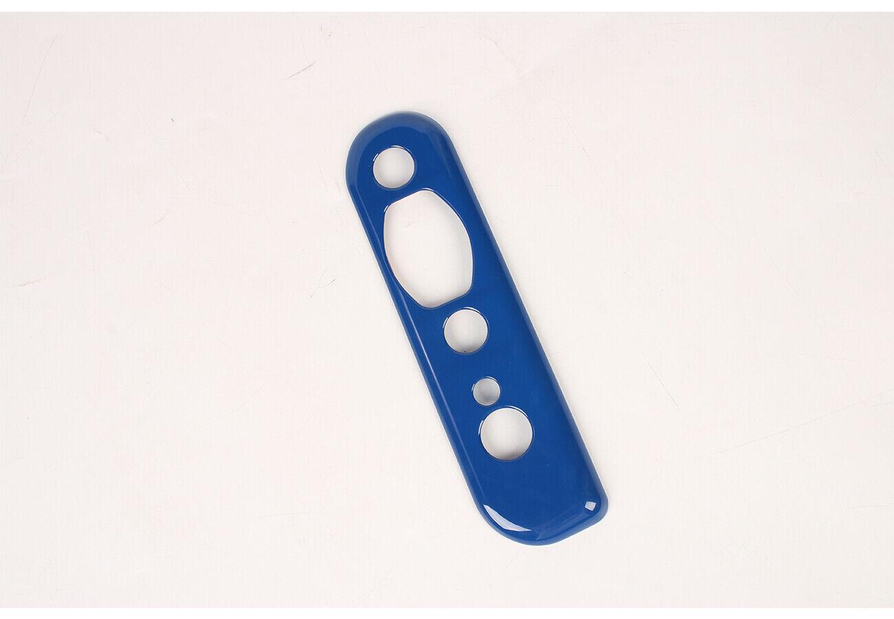 blue ABS Rear tailgate lock buckle panel cover trim 1x for Ford Bronco 2021-2023