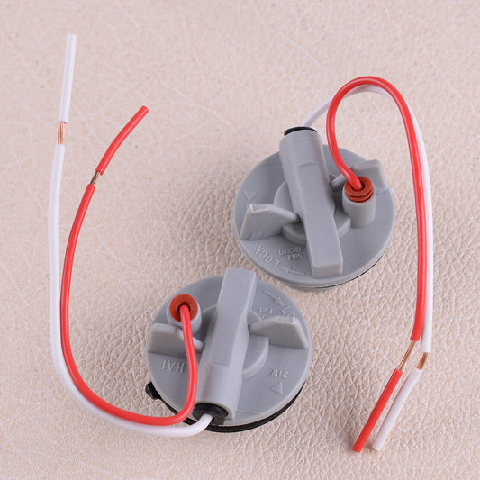2x BA15S LED Bulb Holder Socket Connector Base Adapter Fit For Tail Brake Light