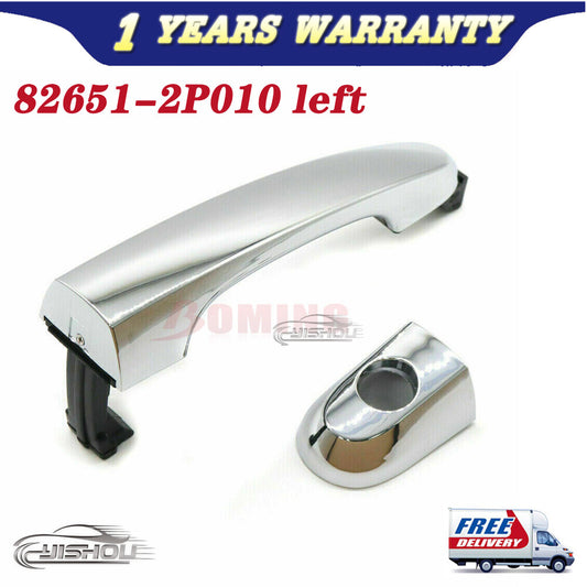 Left Door Handle Driver Chrome Outside With Trim 82651-2P010 for Kia Sorento