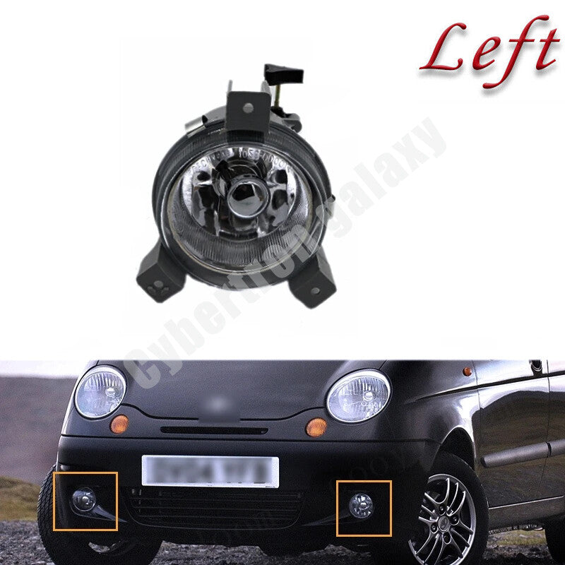 LH daytime running lights and fog lights are suitable for Chevrolet Matiz 2001 - 2005